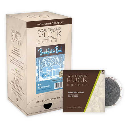Wolfgang Puck Coffee Breakfast in Bed ® Soft Coffee Pods, PK96 PK 016426